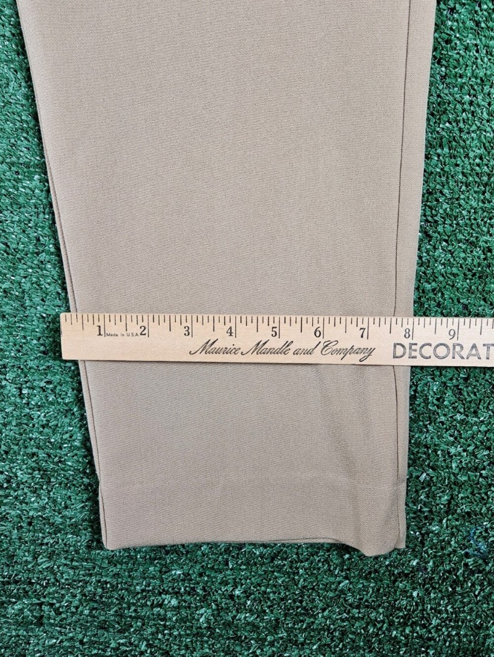 Marc Asher Beige Performance Tech Cargo Pants / Mens Size L/34 - Picture 4 of 10
